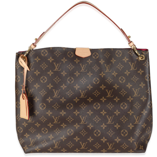 Louis Vuitton Graceful MM Monogram Canvas Handbag 6