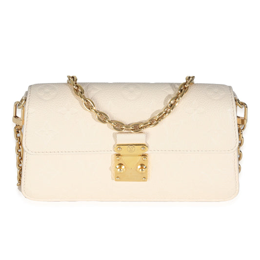 Louis Vuitton Empreinte On Metis Monogram Cream Chain Wallet Case