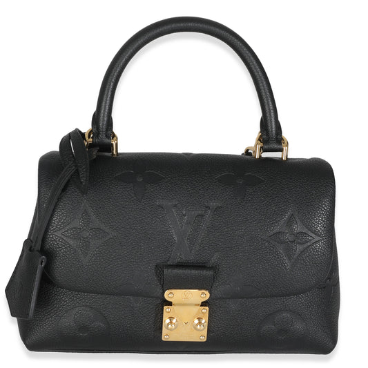 Louis Vuitton Empreinte Madeleine BB Monogram Black Handbag