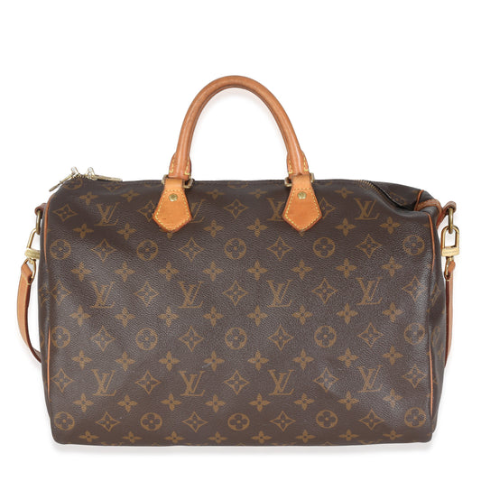 Louis Vuitton Speedy Bandouliere 35 Monogram Canvas Handbag