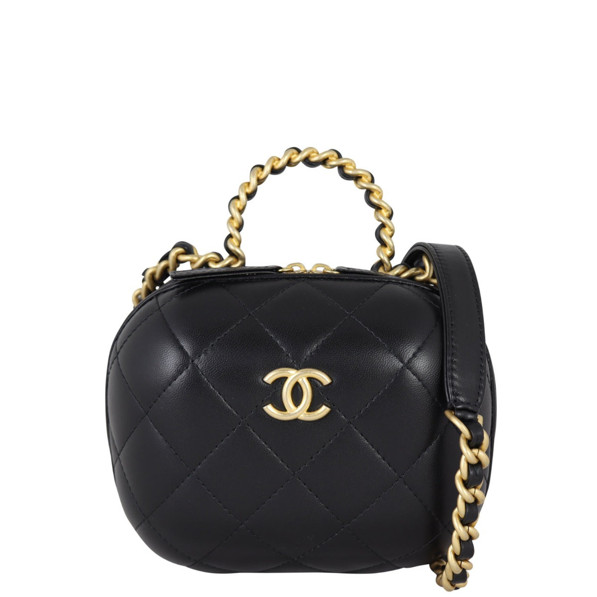 Chanel CC Bubble Vanity Case Handbag
