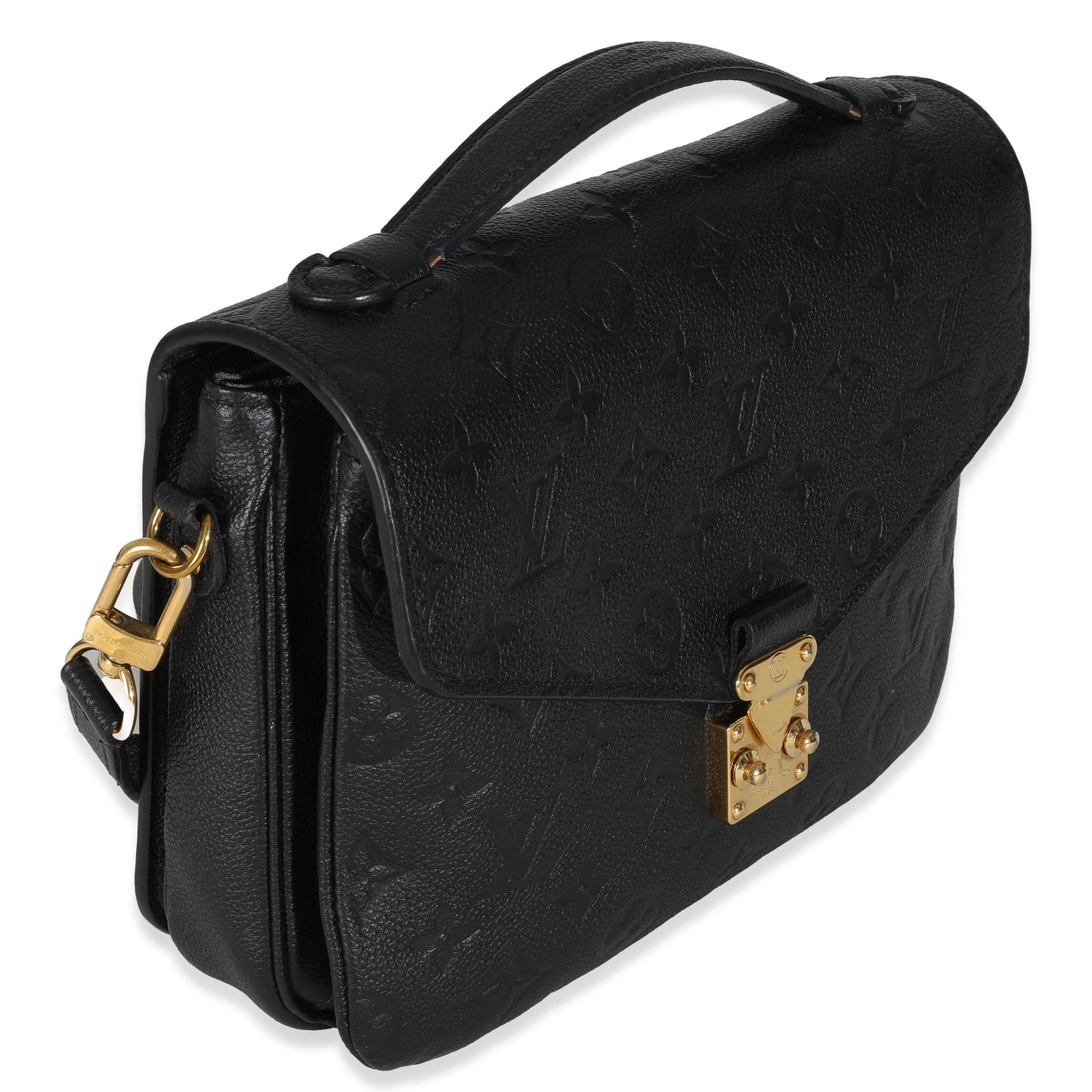 Louis Vuitton Empreinte Pochette Metis Monogram Black Clutch Bag 5