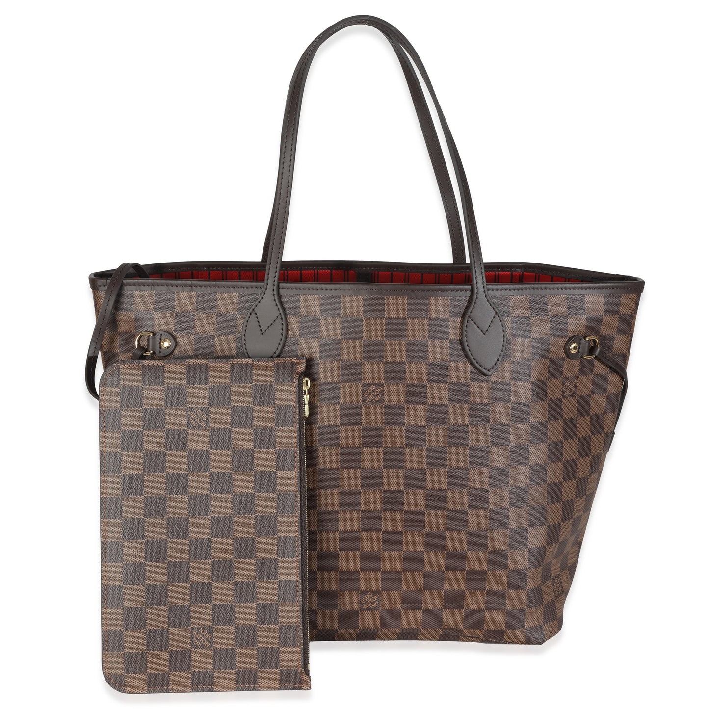 Louis Vuitton Damier Ebene Neverfull MM Canvas Tote Bag 7