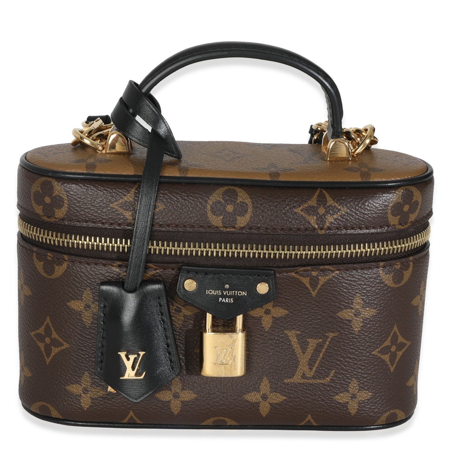 Louis Vuitton Reverse Vanity PM Monogram Canvas Handbag Vanity Pm