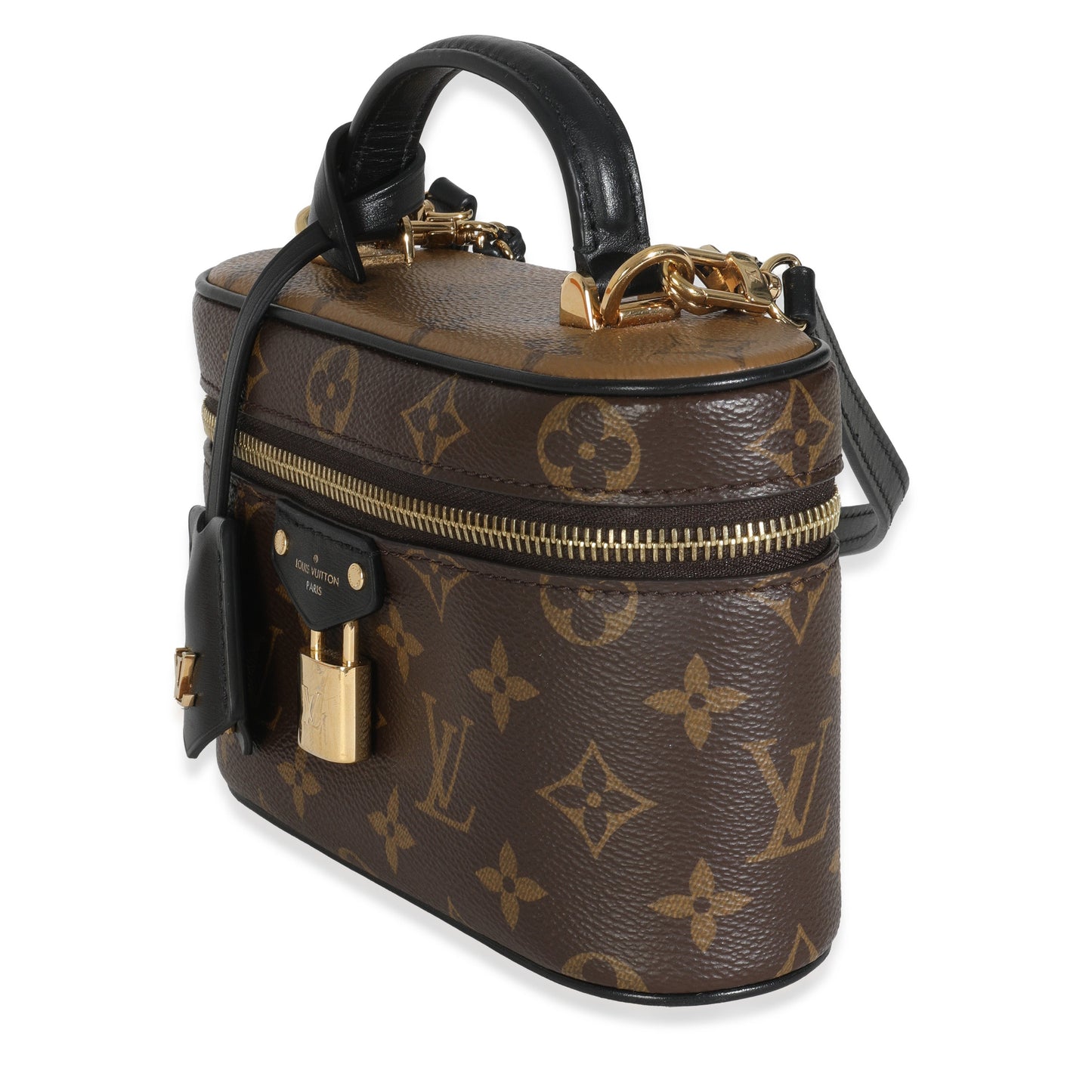 Louis Vuitton Reverse Vanity PM Monogram Canvas Handbag Vanity Pm