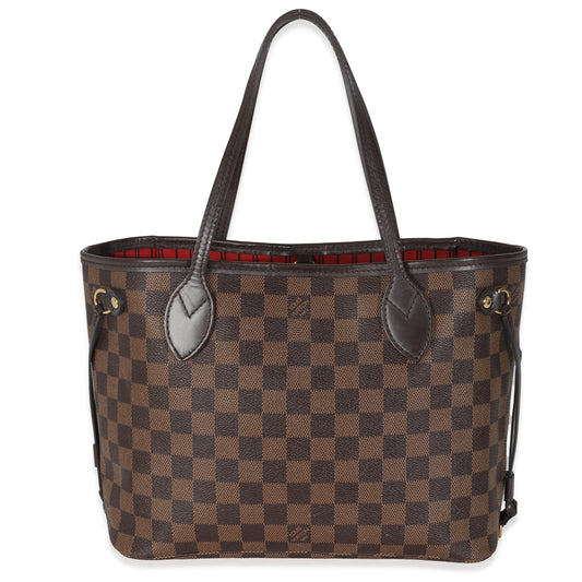 Louis Vuitton Damier Ebene Neverfull PM Canvas Tote Bag 3