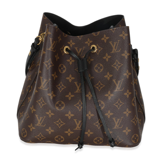 Louis Vuitton NeoNoe MM Monogram Canvas Black Handbag 4