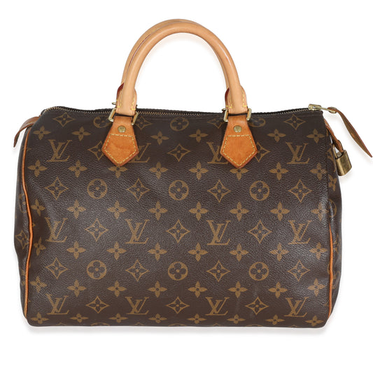 Louis Vuitton Speedy 30 Monogram Canvas Handbag 5