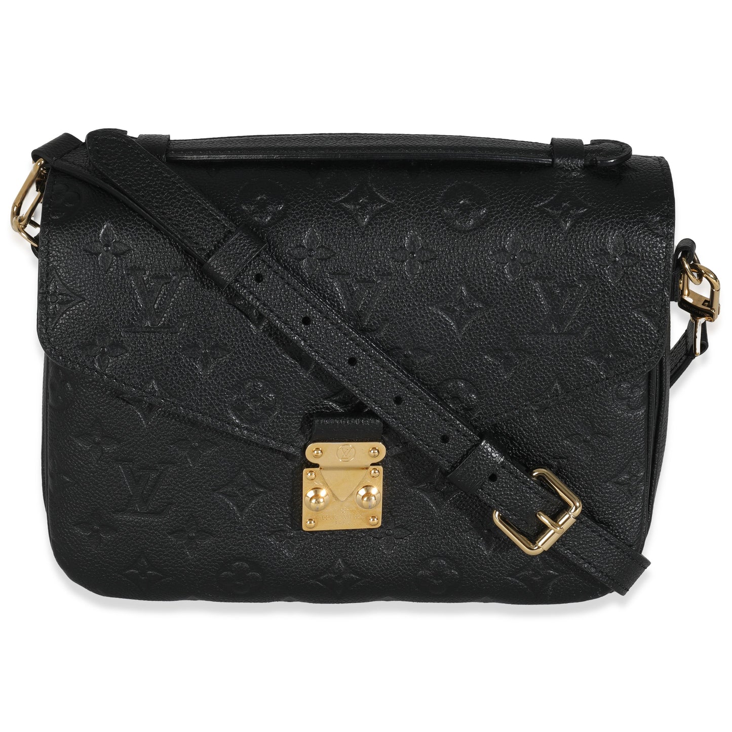 Louis Vuitton Empreinte Pochette Metis Monogram Black Clutch Bag 6