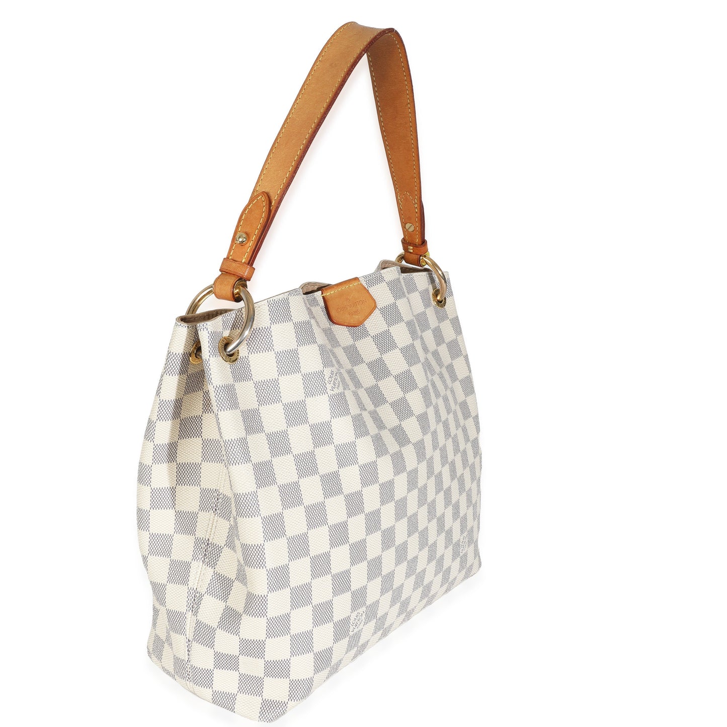 Louis Vuitton Damier Azur Graceful PM Canvas Handbag Graceful Pm