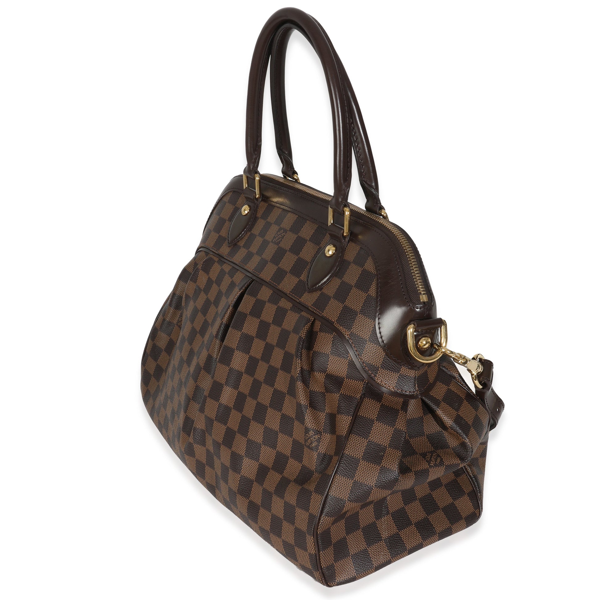Louis Vuitton Damier Ebene Trevi GM Canvas Handbag