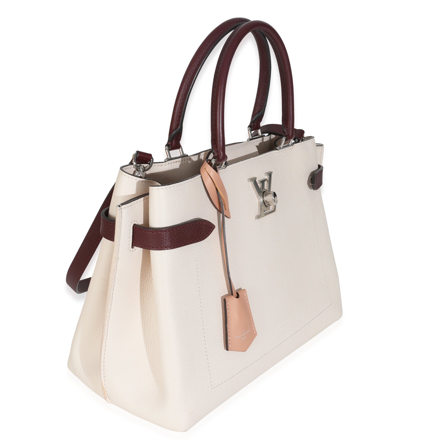Louis Vuitton Rose Silk Quartz Calla Lockme Calfskin Handbag