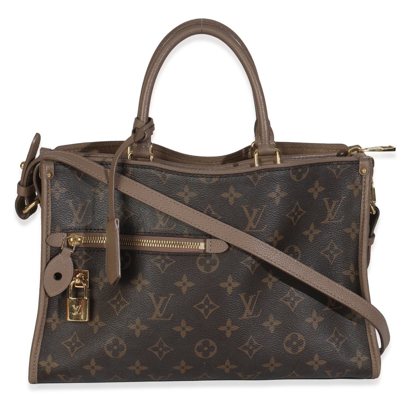 Louis Vuitton Taupe Glace Popincourt NM Monogram Canvas Handbag