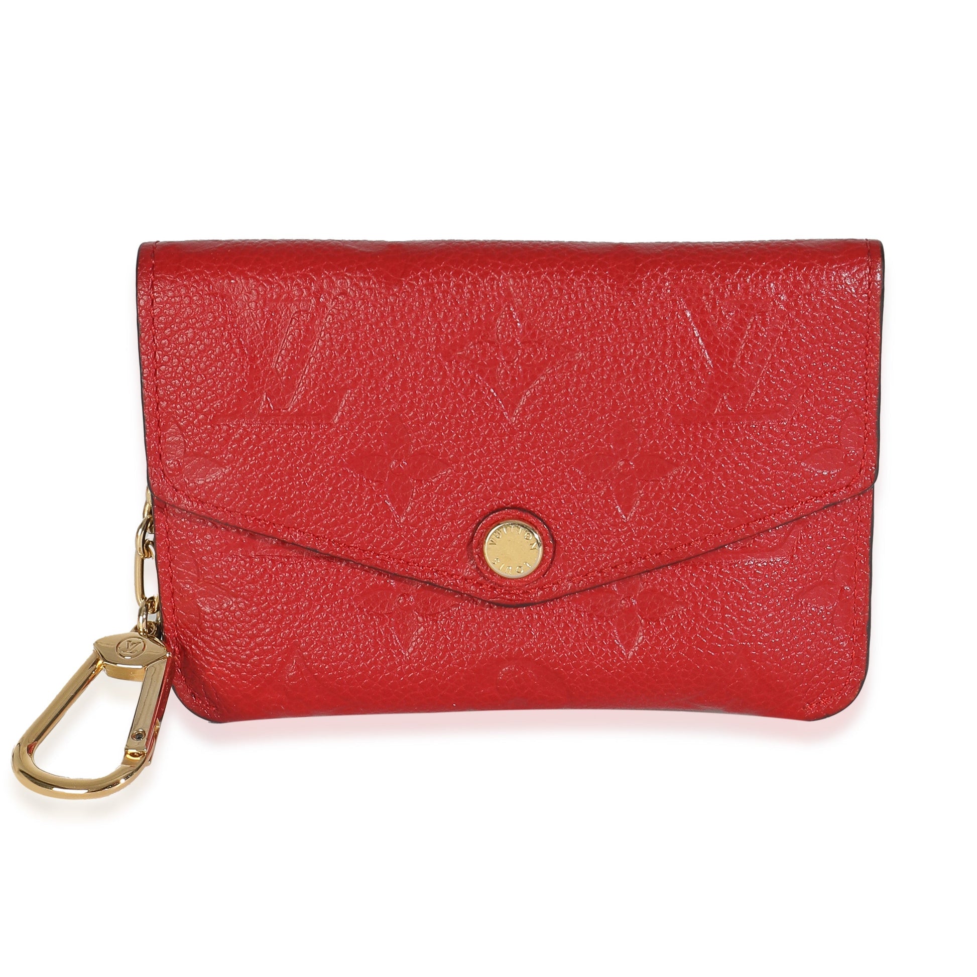 Louis Vuitton Cerise Empreinte Key Pouch Monogram Handbag