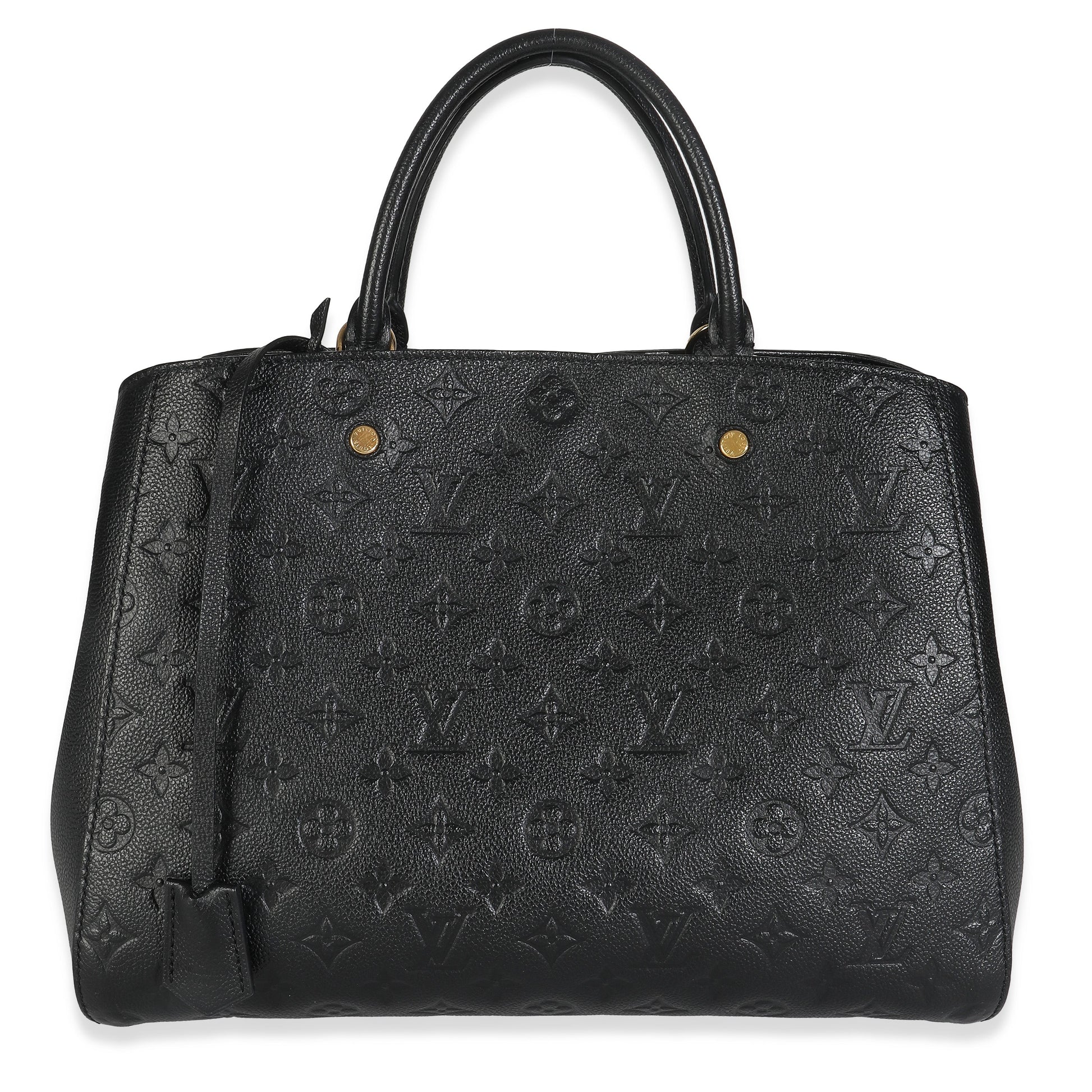 Louis Vuitton Empreinte Montaigne GM Monogram Black Handbag Montaigne Gm