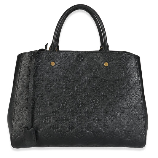Louis Vuitton Empreinte Montaigne GM Monogram Black Handbag Montaigne Gm