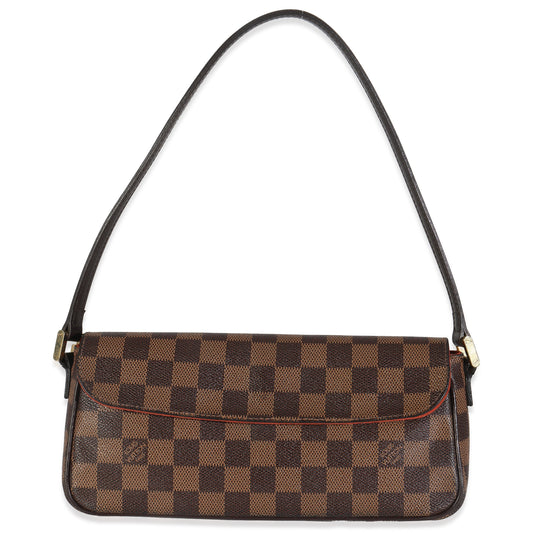 Louis Vuitton Damier Ebene Recoleta Canvas Handbag