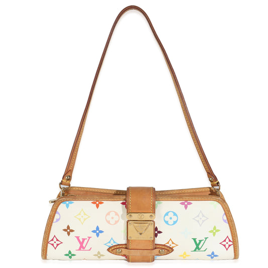 Louis Vuitton Shirley Monogram Canvas White Multicolor Handbag