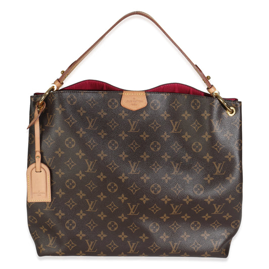 Louis Vuitton Graceful MM Monogram Canvas Handbag 5