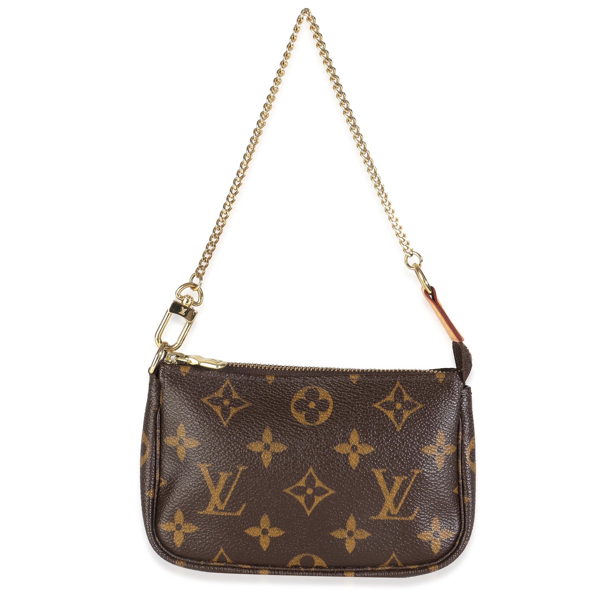 Louis Vuitton Pochette Accessoires Monogram Canvas Mini Clutch Bag Pochette Accessoires
