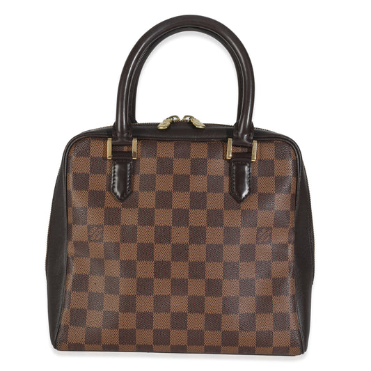 Louis Vuitton Damier Ebene Brera Canvas Handbag