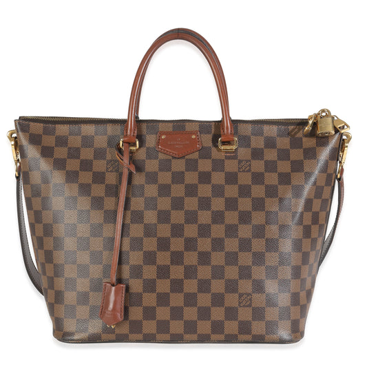 Louis Vuitton Damier Ebene Belmont Canvas Handbag