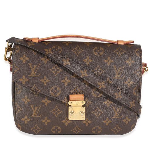 Louis Vuitton Pochette Metis Monogram Canvas Clutch Bag 6