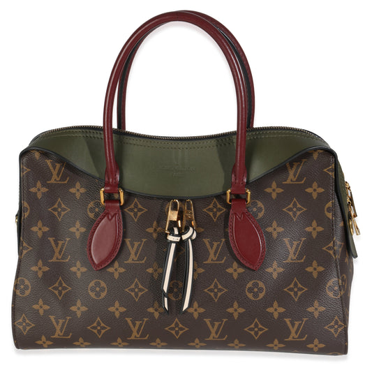 Louis Vuitton Kaki Tuileries NM Monogram Canvas Red Handbag