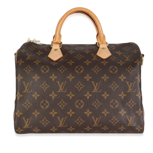 Louis Vuitton Speedy Bandouliere 30 Monogram Canvas Handbag