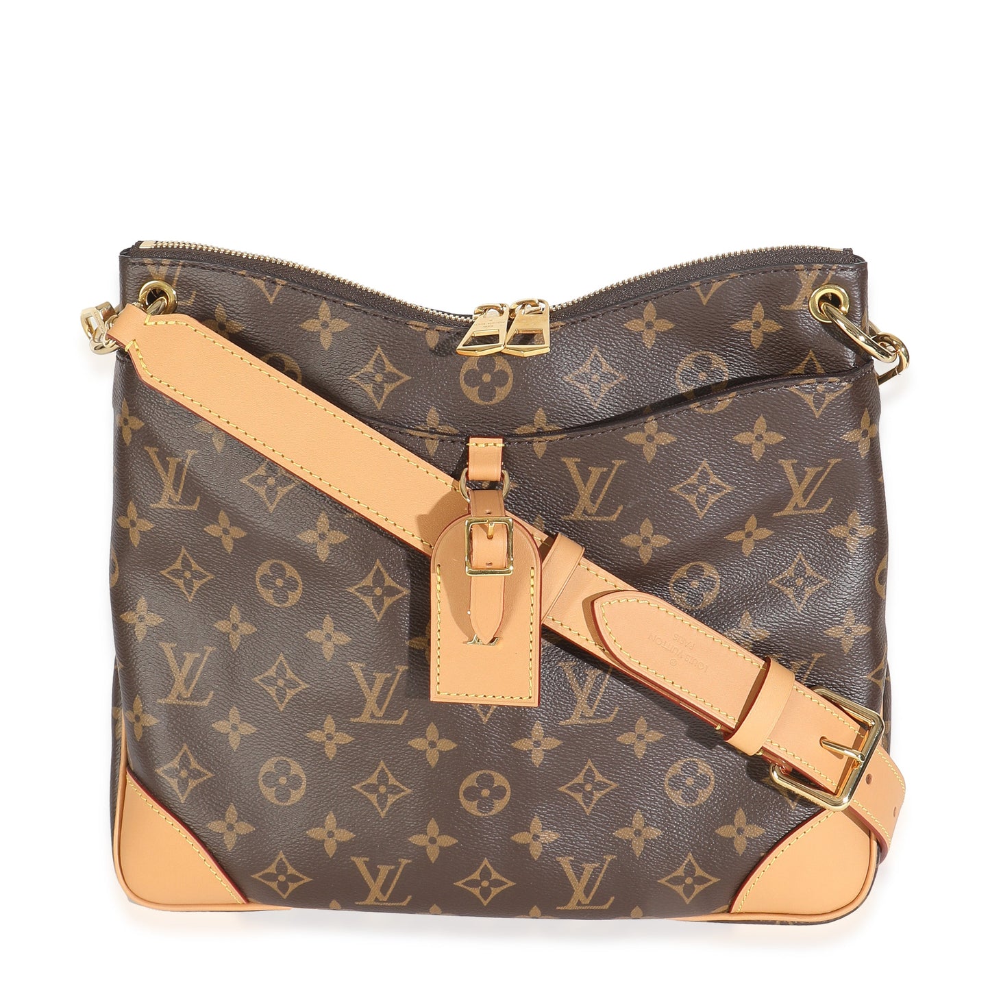 Louis Vuitton Natural Odeon MM Monogram Canvas Handbag Odeon Mm