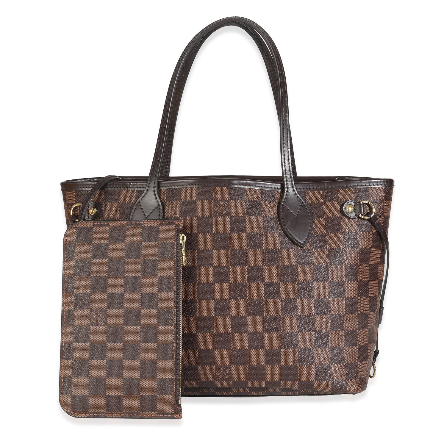 Louis Vuitton Damier Ebene Neverfull PM Canvas Tote Bag 4