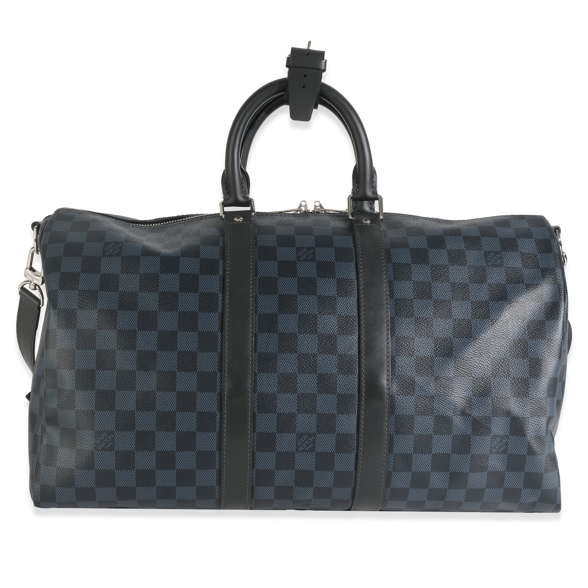 Louis Vuitton Damier Graphite Keepall Bandouliere 45 Canvas Handbag