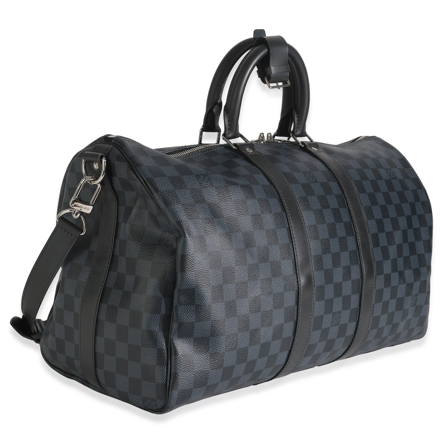 Louis Vuitton Damier Graphite Keepall Bandouliere 45 Canvas Handbag
