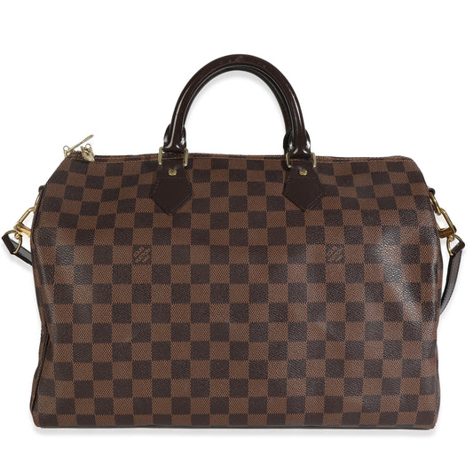 Louis Vuitton Damier Ebene Speedy Bandouliere 35 Canvas Handbag Bandouliere 35