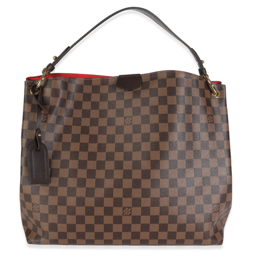 Louis Vuitton Damier Ebene Graceful Canvas Handbag