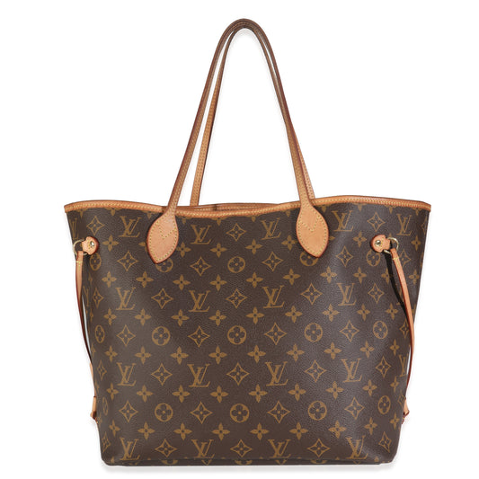 Louis Vuitton Neverfull MM Monogram Canvas Tote Bag 10