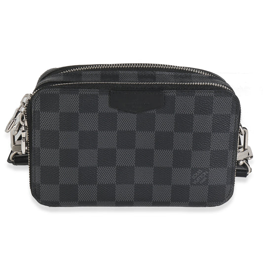 Louis Vuitton Damier Graphite Alpha Wearable Canvas Wallet Case
