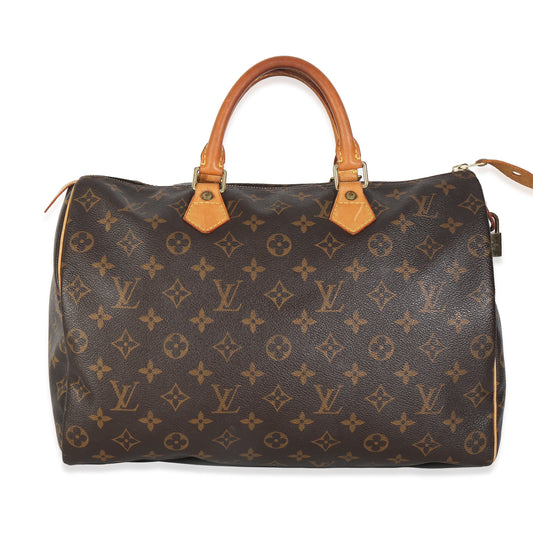 Louis Vuitton Speedy 35 Monogram Canvas Handbag 4