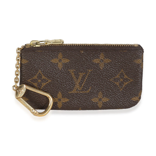 Louis Vuitton Key Pouch Monogram Canvas Handbag 4
