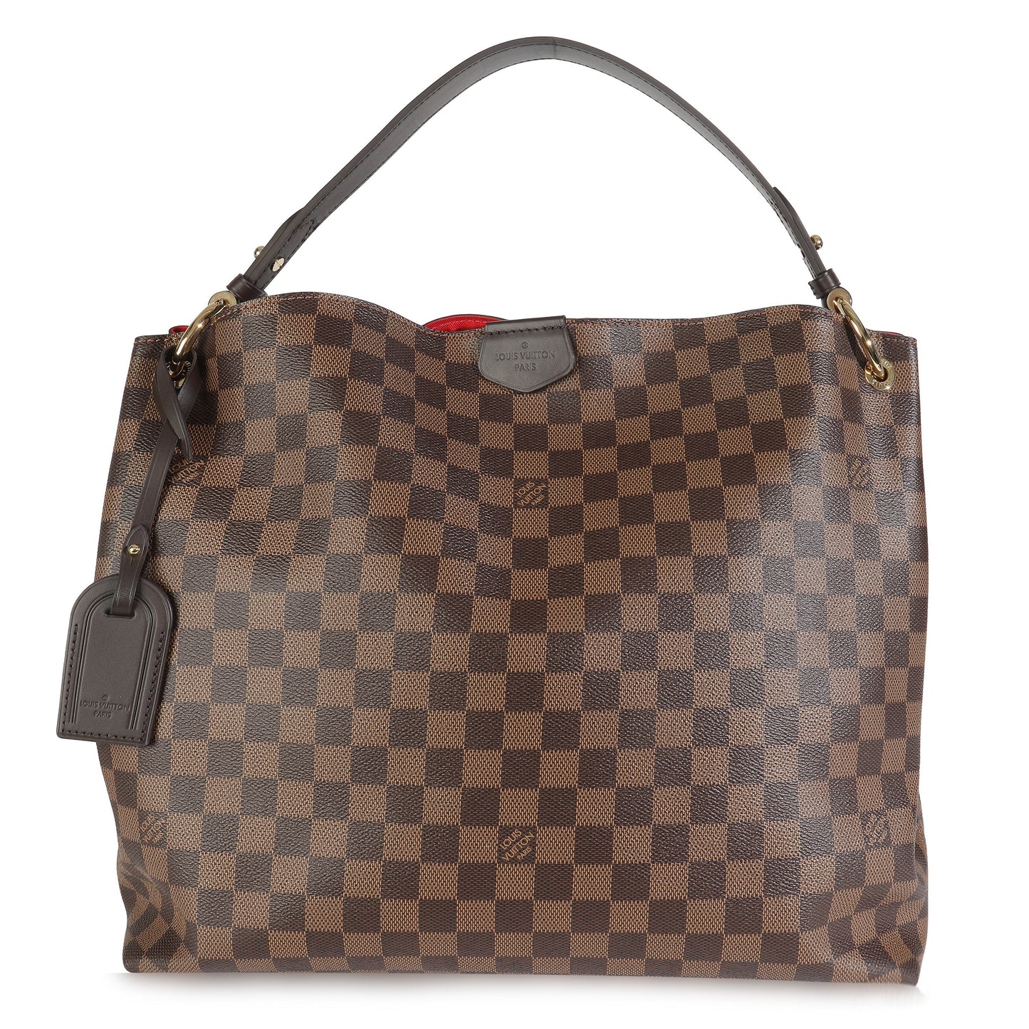 Louis Vuitton Damier Ebene Graceful MM Canvas Handbag 3