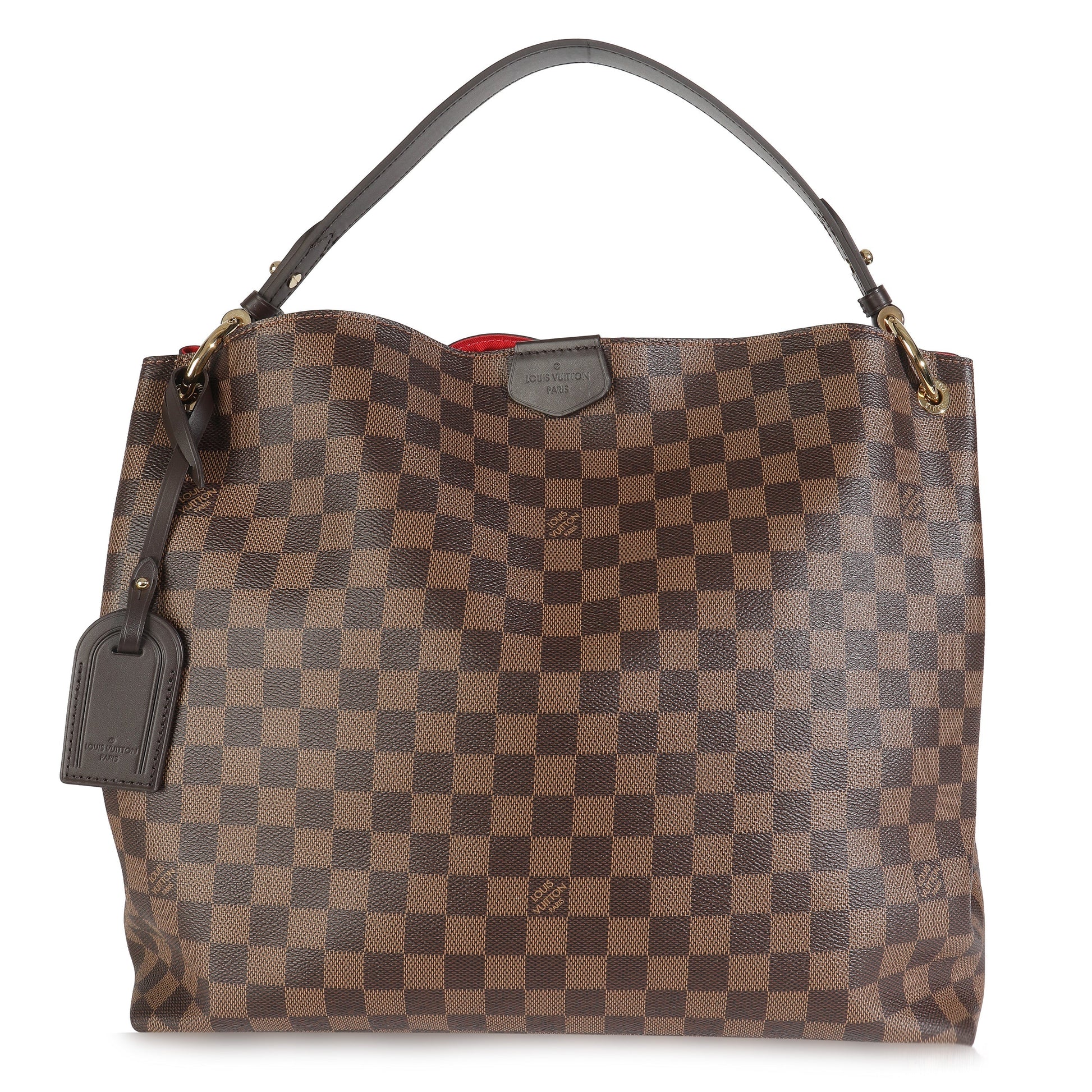 Louis Vuitton Damier Ebene Graceful MM Canvas Handbag 3