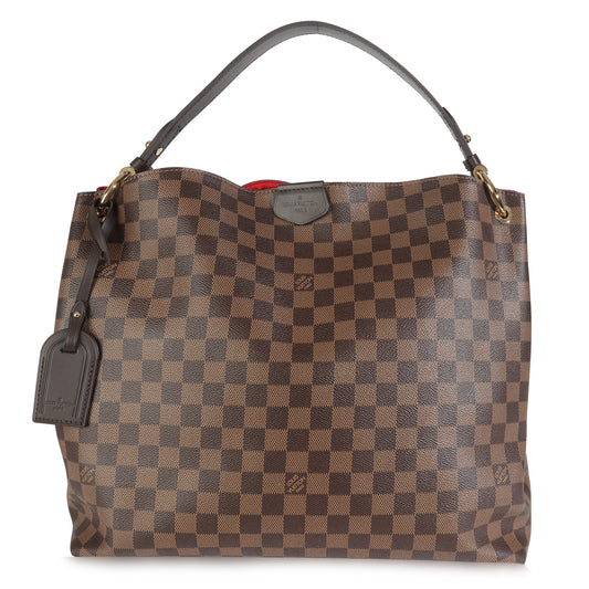 Louis Vuitton Damier Ebene Graceful MM Canvas Handbag 3