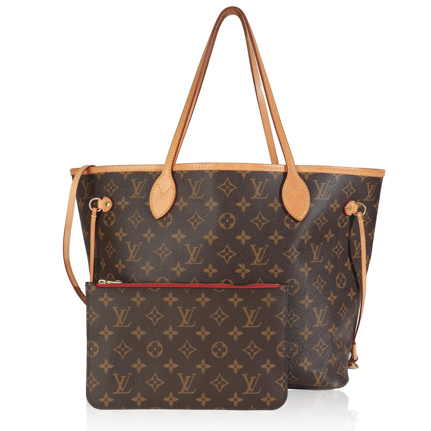 Louis Vuitton Neverfull MM Monogram Canvas Tote Bag 12