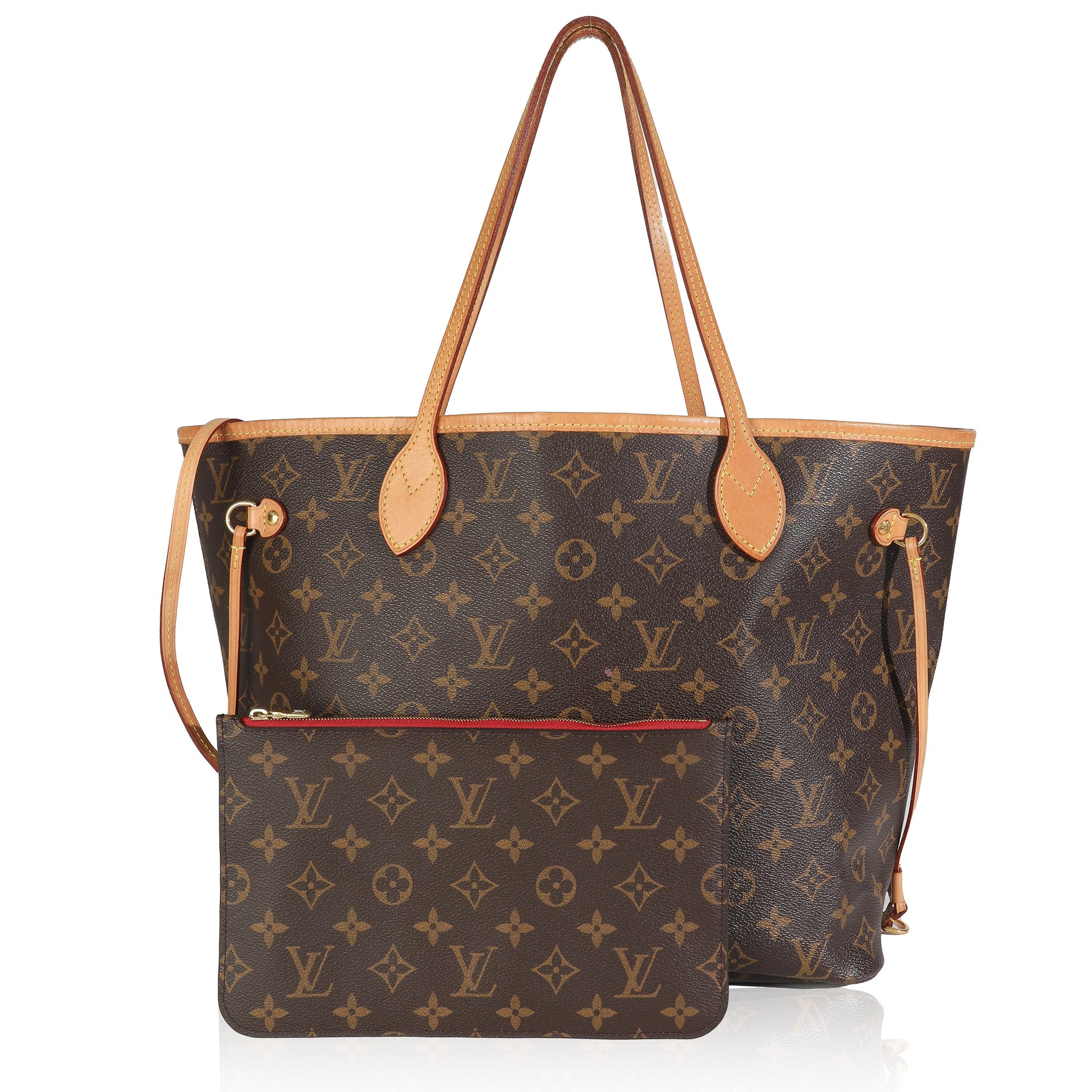 Louis Vuitton Neverfull MM Monogram Canvas Tote Bag 12