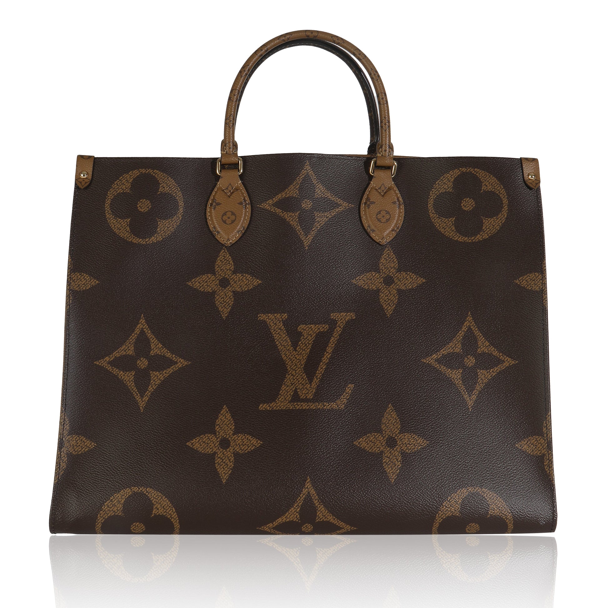 Louis Vuitton Reverse Onthego GM Monogram Canvas Handbag 6