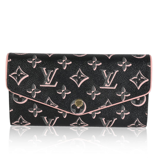Louis Vuitton Fall You Sarah Monogram Canvas Black Wallet Case