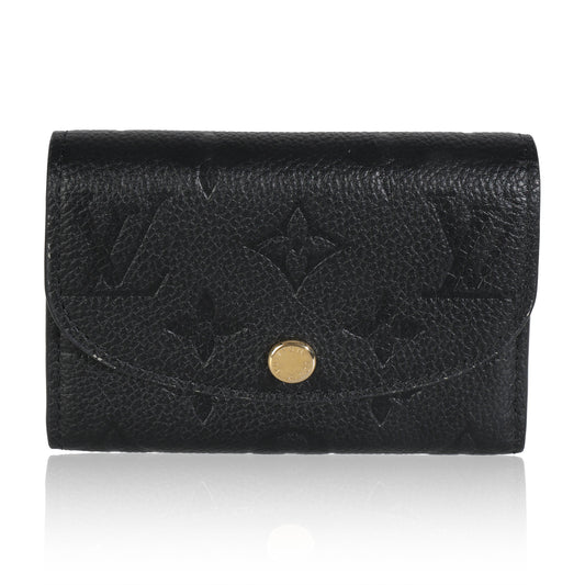 Louis Vuitton Empriente Rosalie Coin Purse Monogram Black Wallet Case