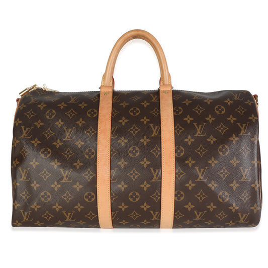 Louis Vuitton Keepall Bandouliere 45 Monogram Canvas Handbag