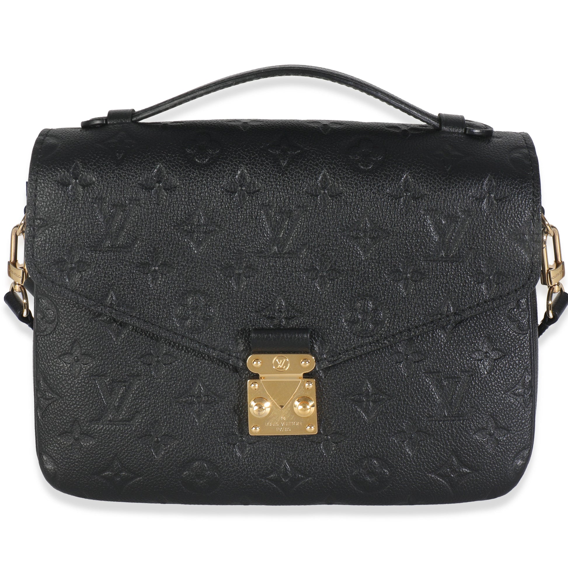 Louis Vuitton Empreinte Pochette Metis Monogram Black Clutch Bag 7
