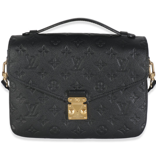 Louis Vuitton Empreinte Pochette Metis Monogram Black Clutch Bag 7